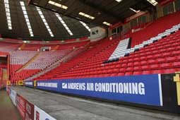 CAFC branding Andrews Sykes well represented in Charlton football stadium