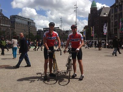 Finish line - Chipperfield Helping to beat prostate cancer…‘On Your Bike’ to Amsterdam