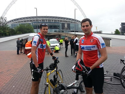 London Amsterdam Challenge - Start Wembley Web Version Helping to beat prostate cancer…‘On Your Bike’ to Amsterdam