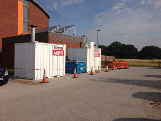 Boiler Hire at University near Coventry