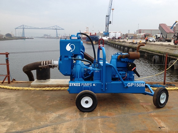 Pump River Tees 1 Sykes Pumps assist with ballasting process on the River Tees