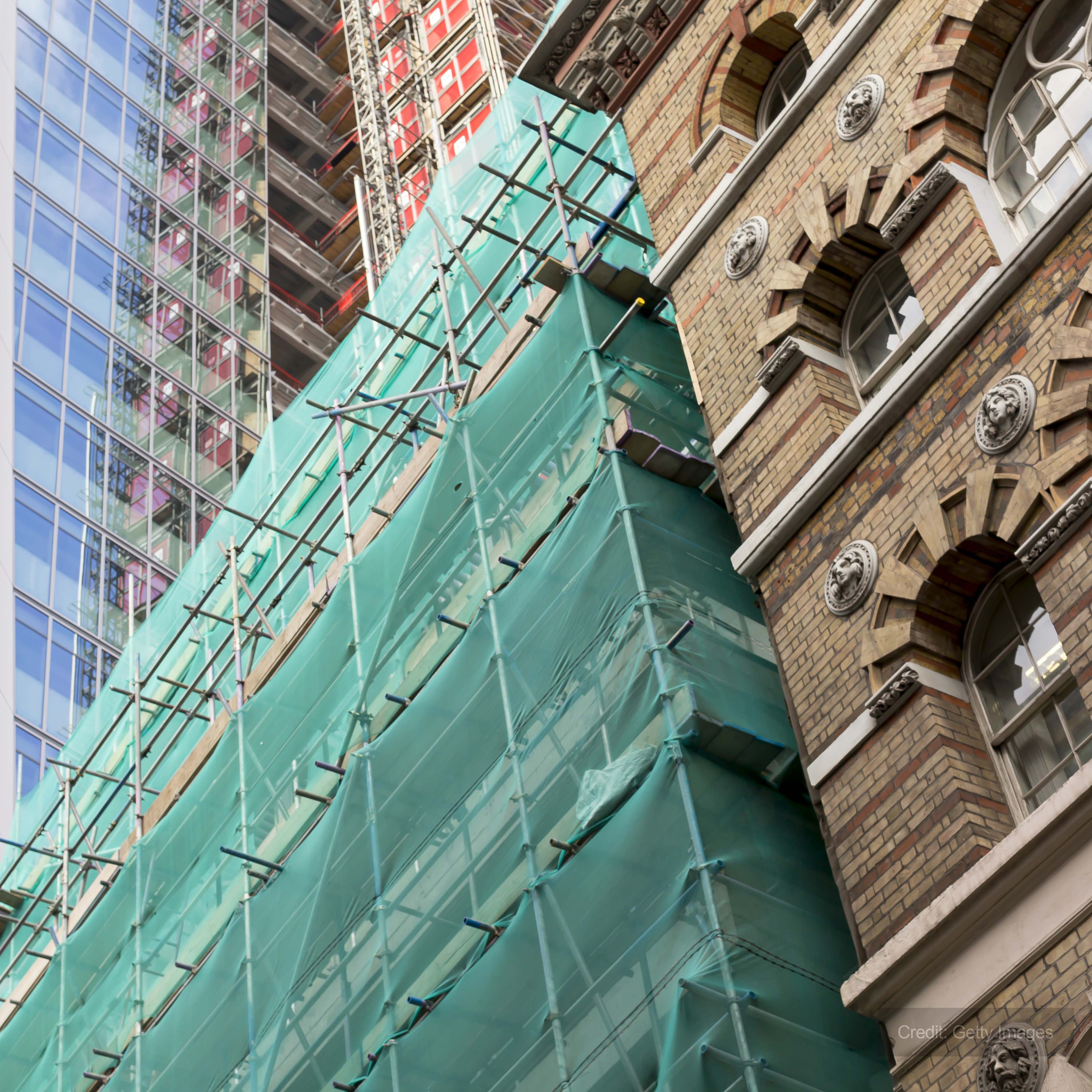 Construction site Andrews Dehumidification Hire help dry floor screed in Glasgow