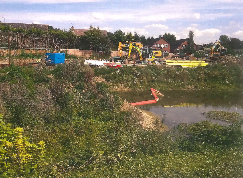 Sykes Pumps in Maidenhead Sykes Pumps dewater site ahead of road construction scheme