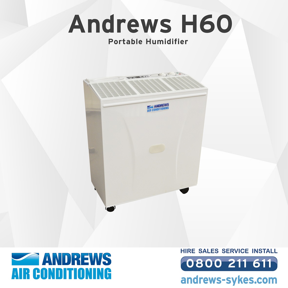 Andrews H60 Andrews unveil new portable humidifier!