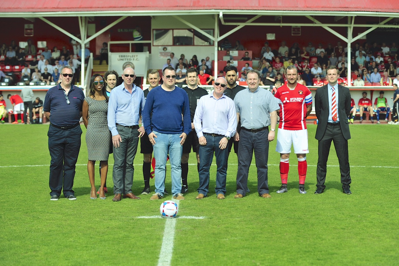 Ebbsfleet United Sykes Pumps sponsor Ebbsfleet United in crunch play-off showdown