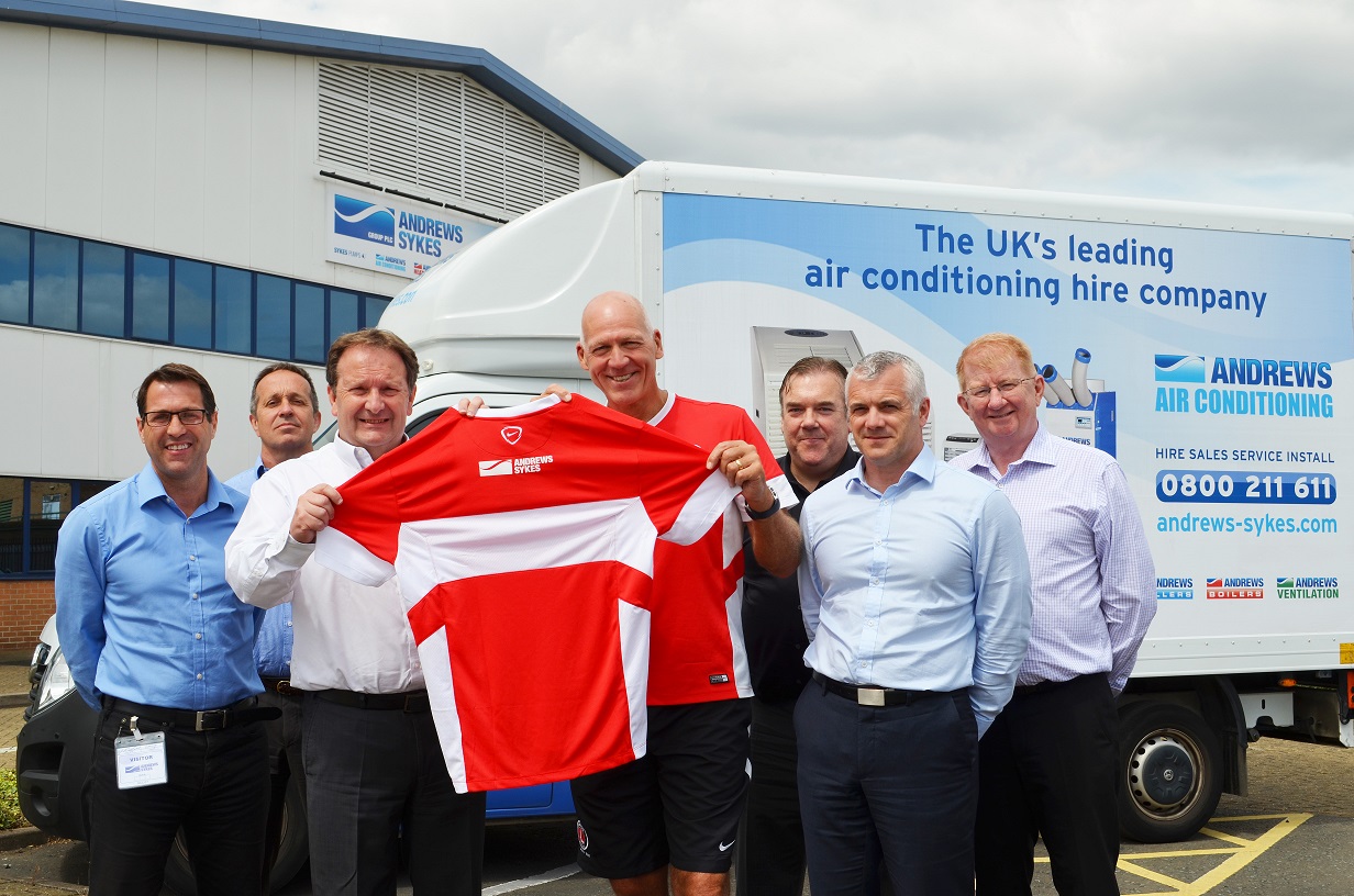 CACT sponsorship - signed Andrews Sykes sign two-year extension with Charlton Athletic Community Trust