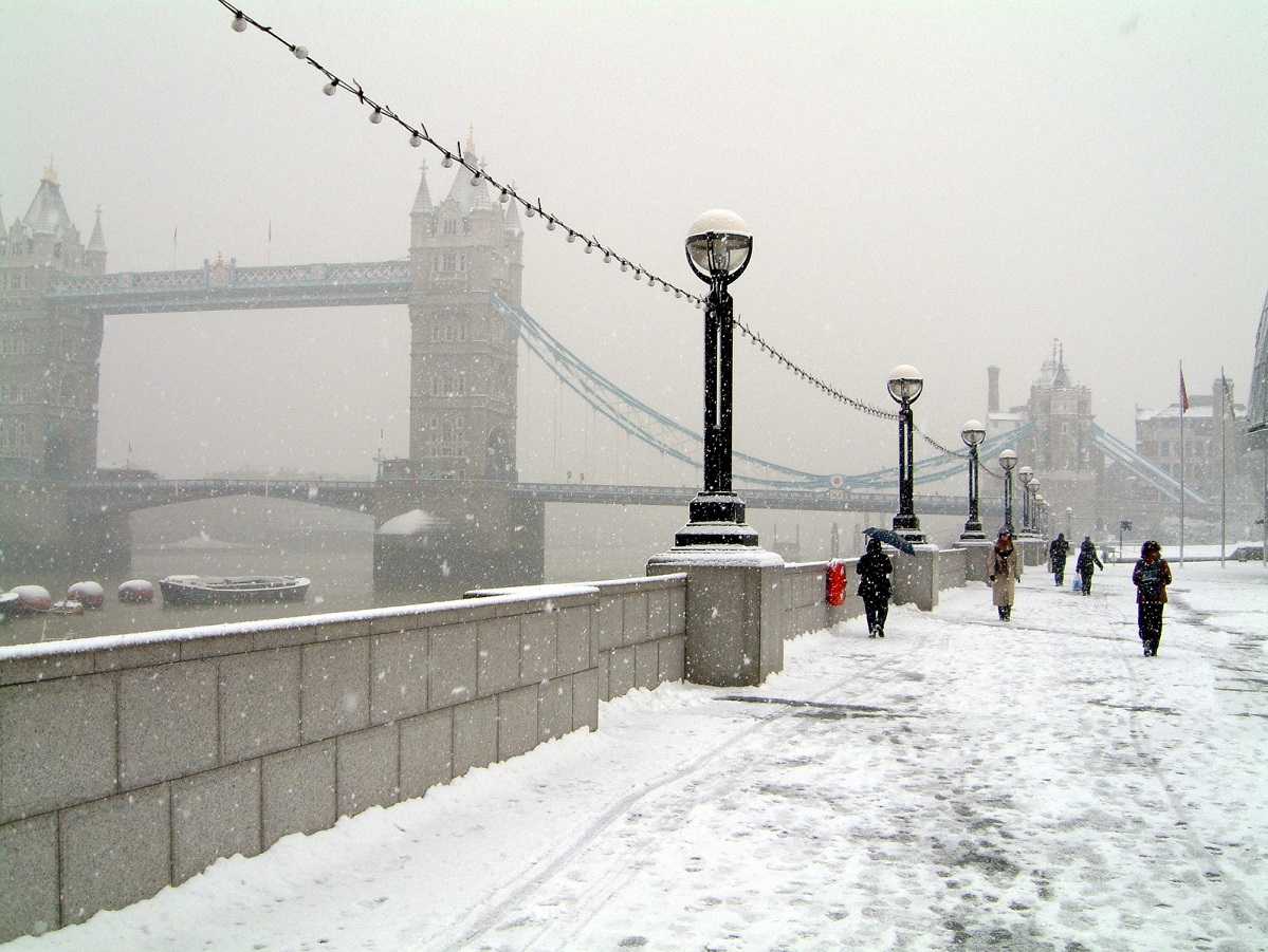 Tower Bridge in the Snow UK facing “four months of snow” according to forecasters