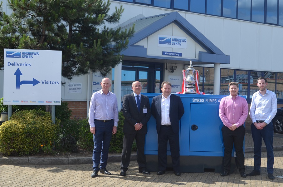 Ebbsfleet National League trophy National League South trophy makes a trip to Sykes’ depot