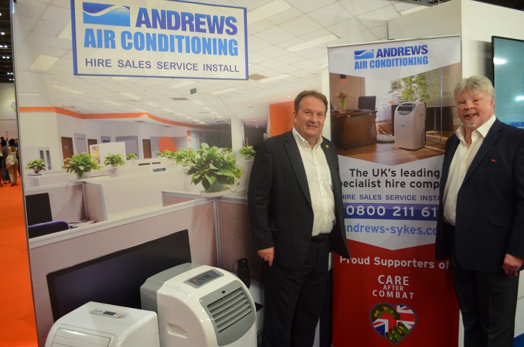 Simon West Paul Simon Weston visits Andrews at the Facilities Show!