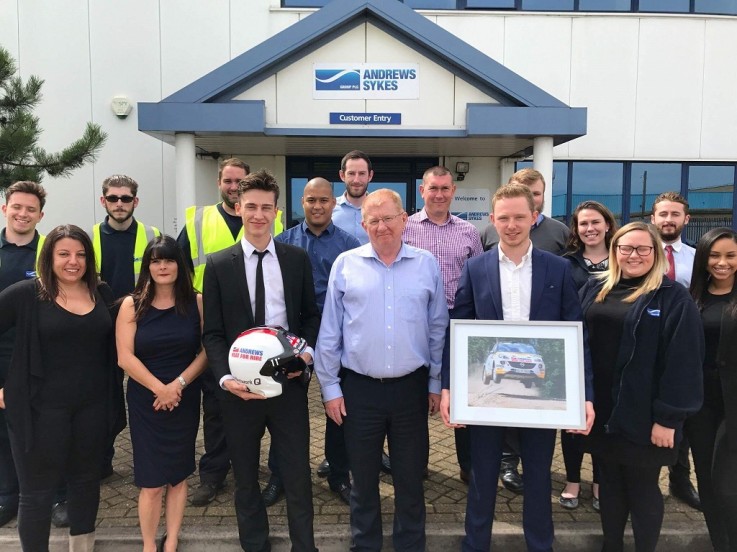 Rally team drop in to meet Andrews staff in London