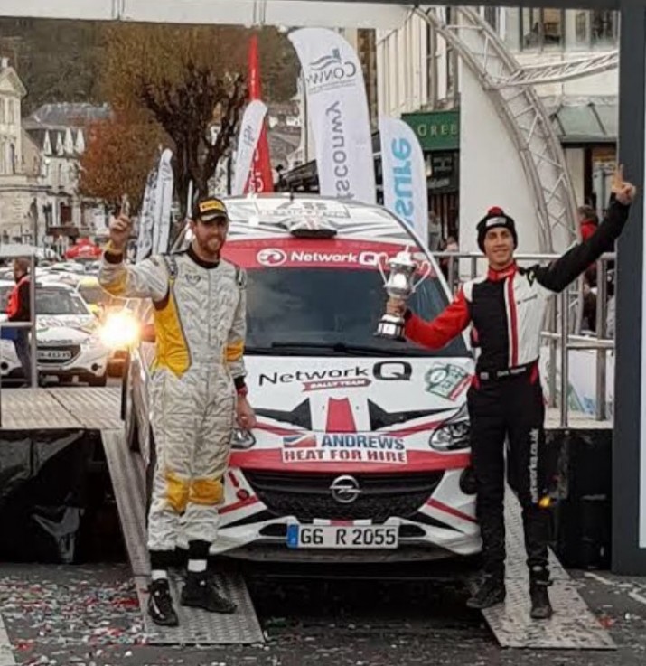 Ingram wins yet another trophy in front of Wales Rally GB competition winners