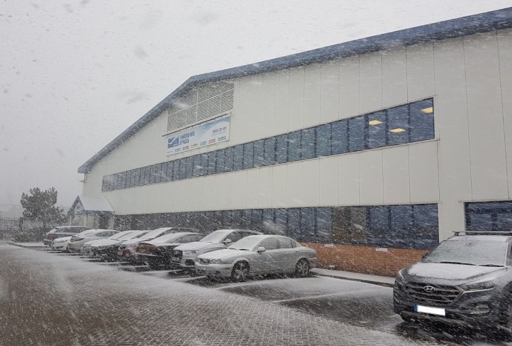 Andrews Sykes Beast from the East won’t slow us down!