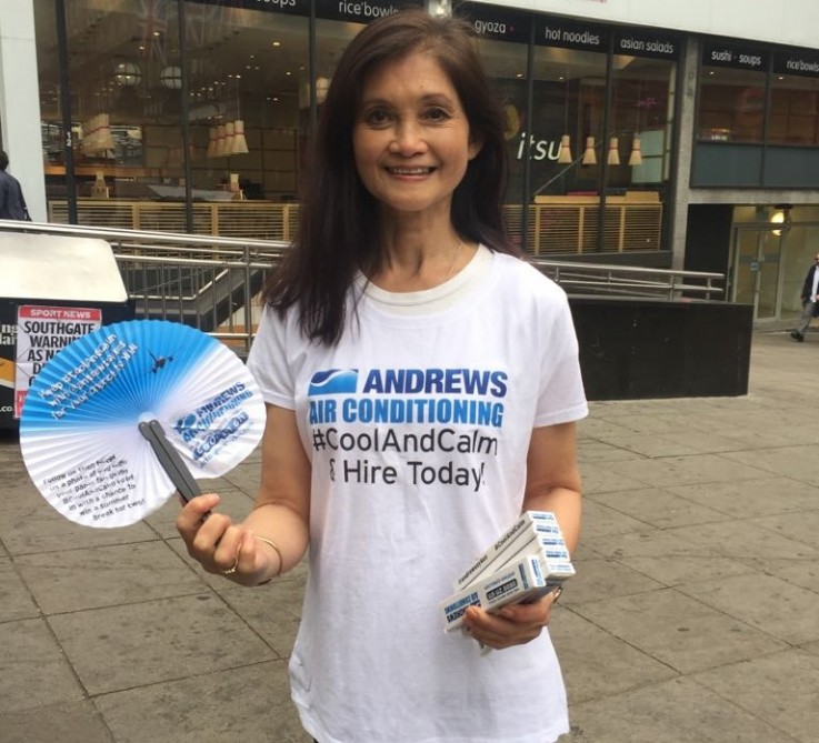 Paper fans 2018 When temperatures are soaring, you need someone who will answer your call!