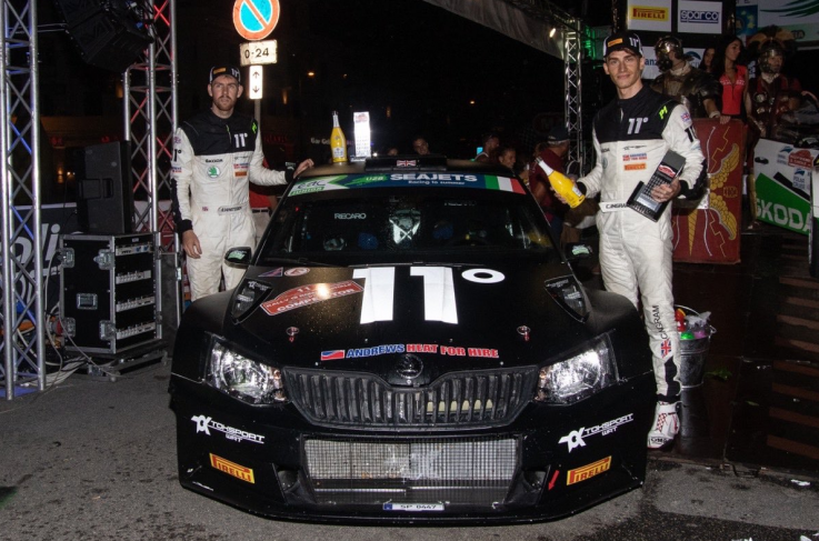 Heat for Hire car Chris Ingram Chris seals second spot on rallying return