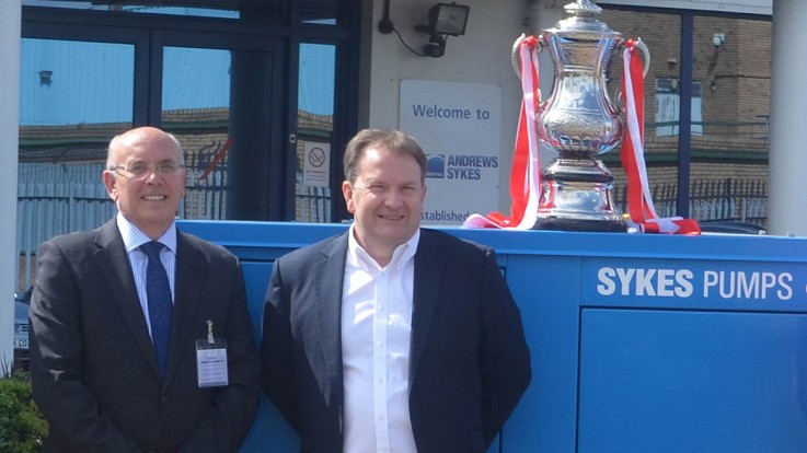 Sykes Pumps Ebbsfleet 2018 Sykes Pumps renew commercial partnership with Ebbsfleet United FC