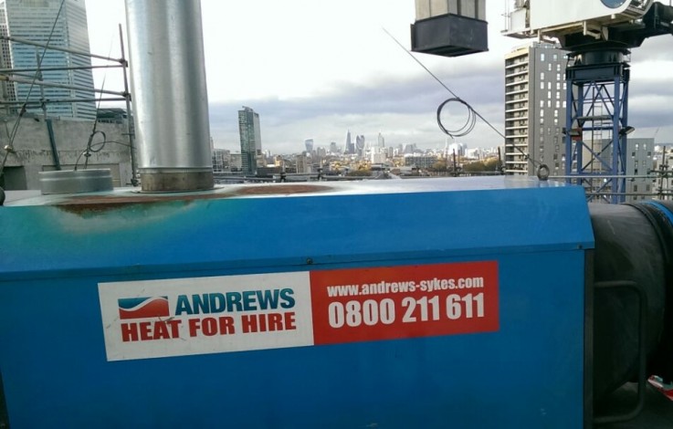 Hire heaters How can companies protect themselves against winter conditions?