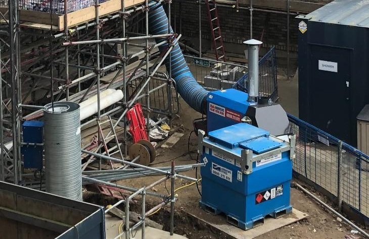 Heating job 2020 Construction company seeks temporary heating equipment