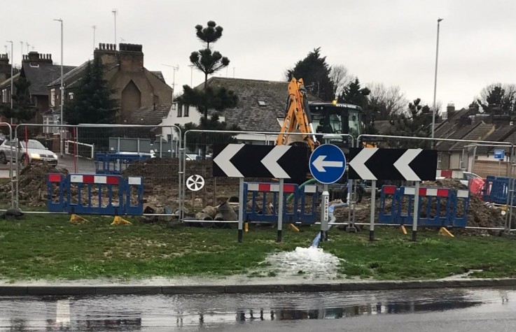 Sykes Pumps responds to burst water main in Kent