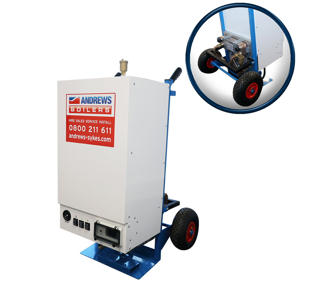 Andrews launches modern electric boiler with built-in heat exchanger