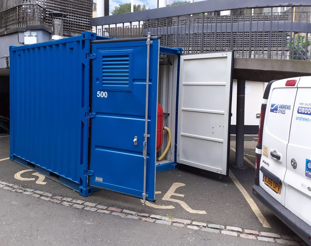 Planned Edinburgh hotel reopening salvaged by Andrews Boiler Hire