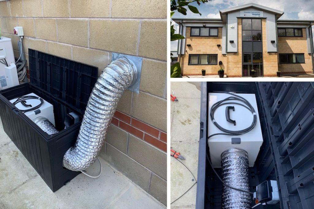 Lancashire hospital hires air cleaners to assist with COVID-19 clinical trials