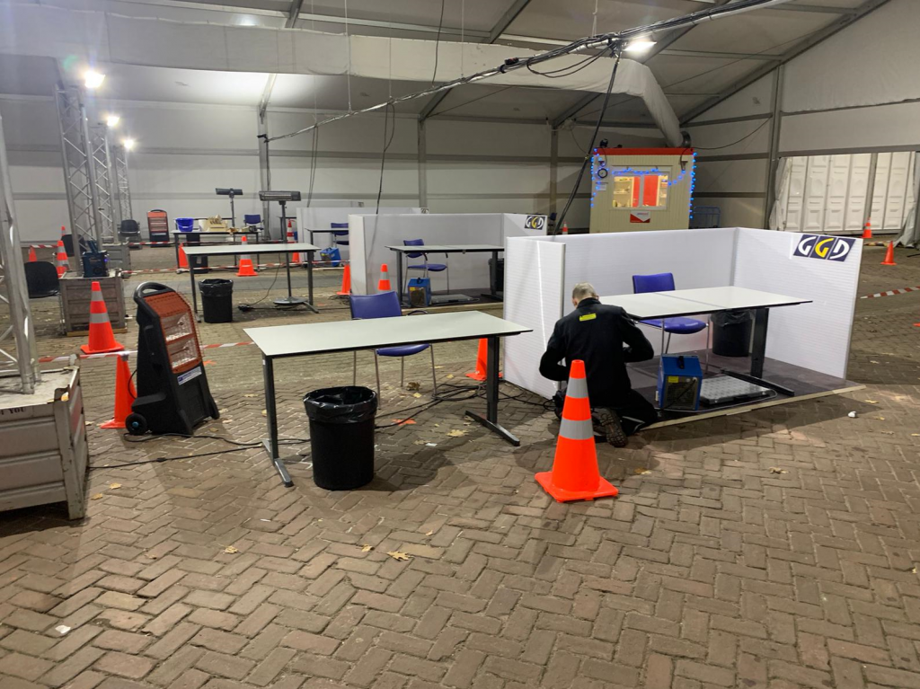 Andrews provides temporary heating for COVID-19 test centres across Europe