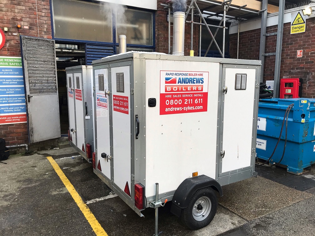 Multinational telecoms company hires stand-in boiler solution