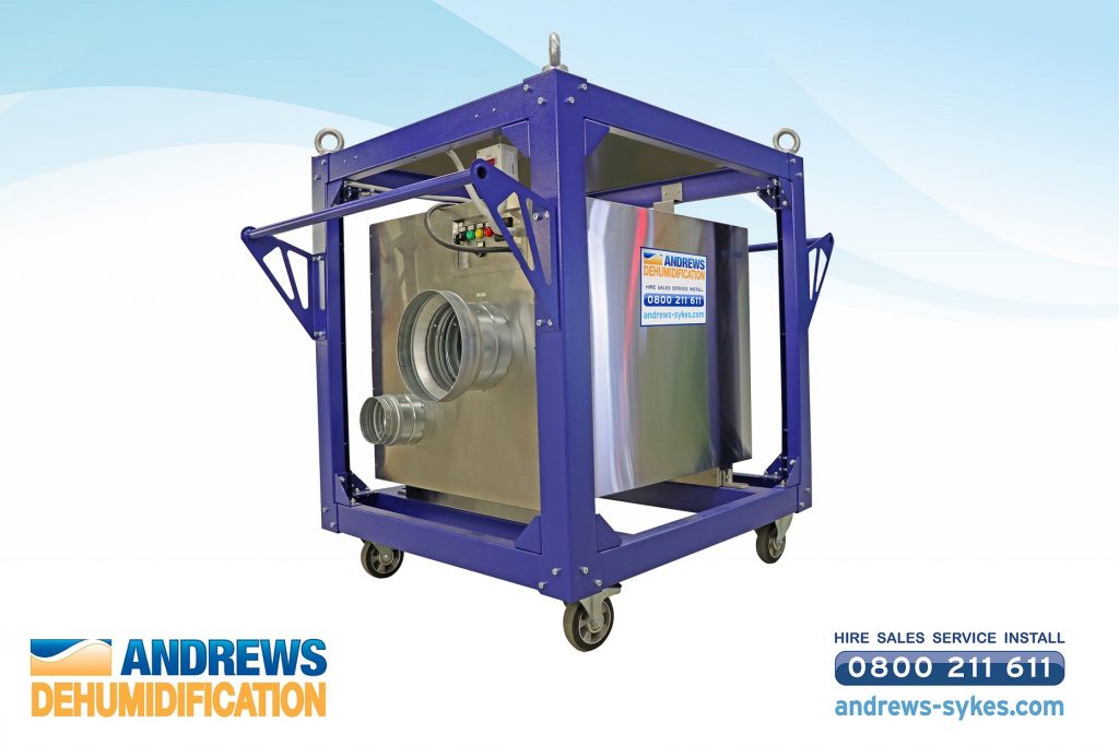 Andrews expands dehumidifier hire range with cost-effective desiccant unit