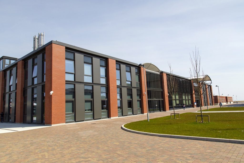 Andrews installs heaters to accelerate wet trade drying in new school building