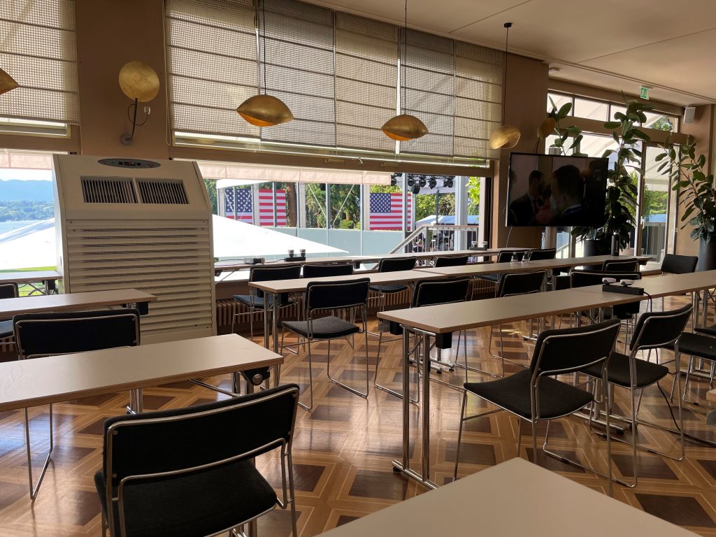 Andrews provides climate control for eagerly anticipated US-Russia summit