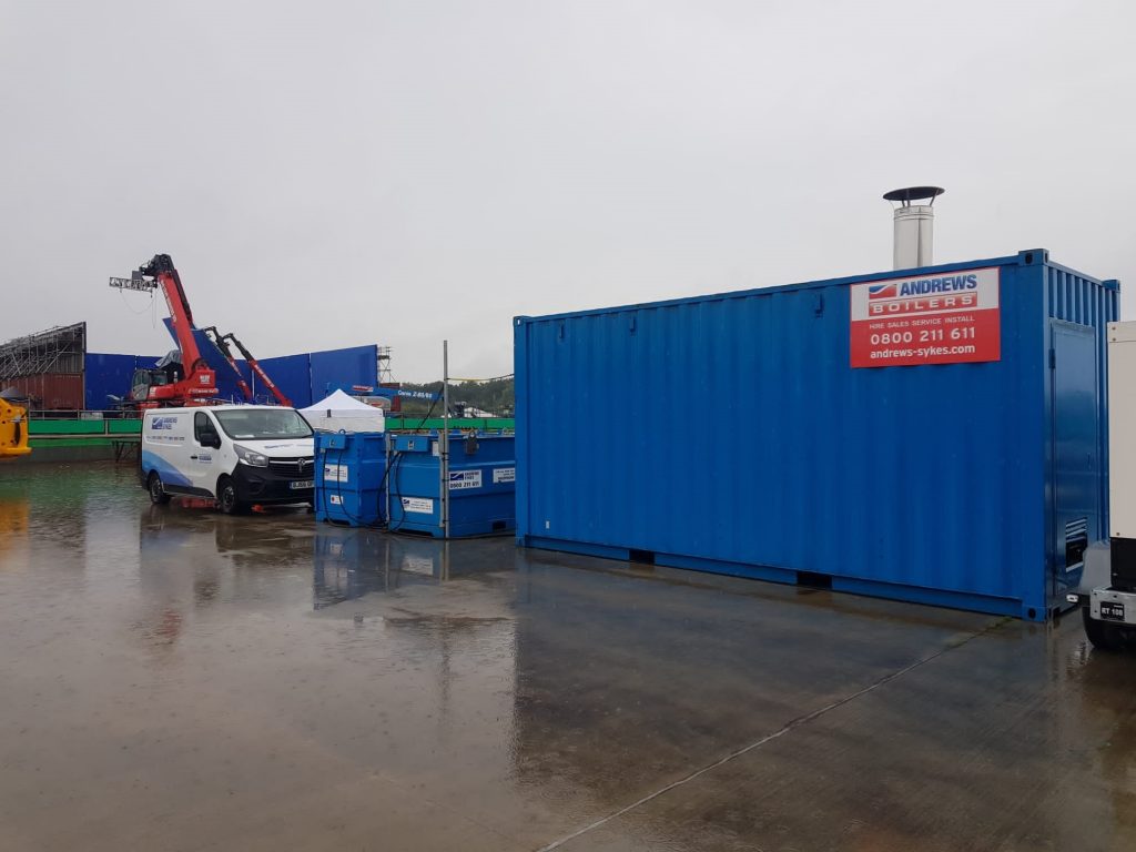 Andrews helps production company film underwater scenes for TV programme