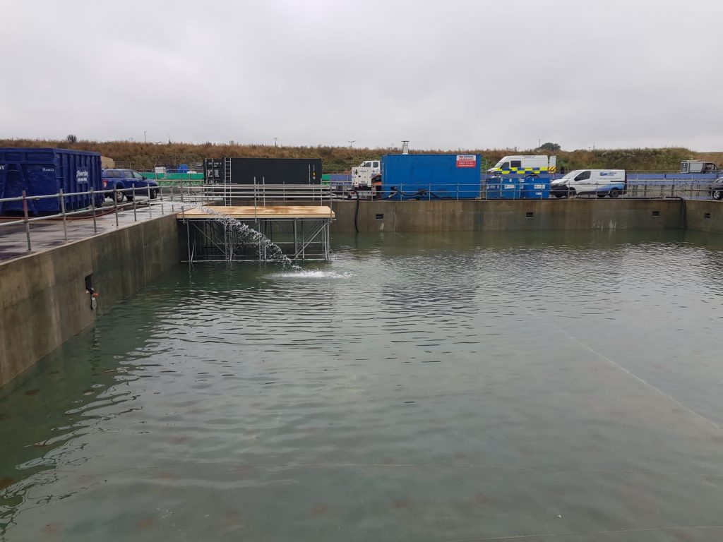 Andrews helps production company film underwater scenes for TV programme