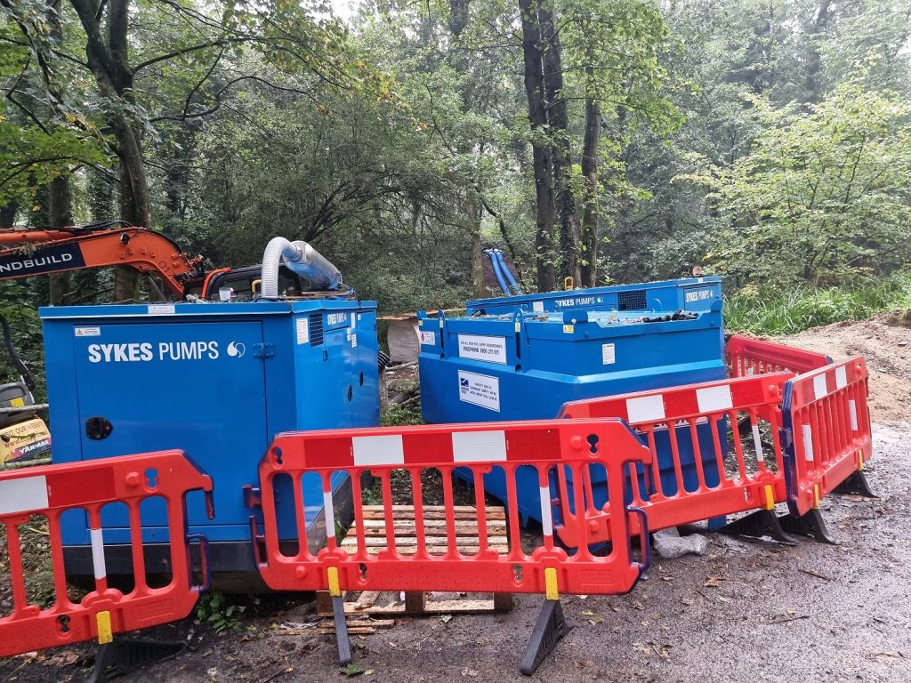 Sykes installs over-pump arrangement to facilitate vital repair works