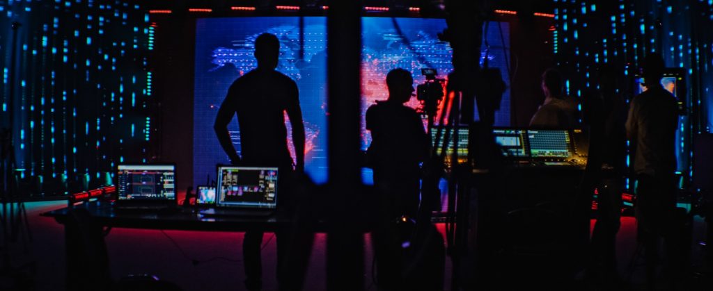 International production company safeguards film set