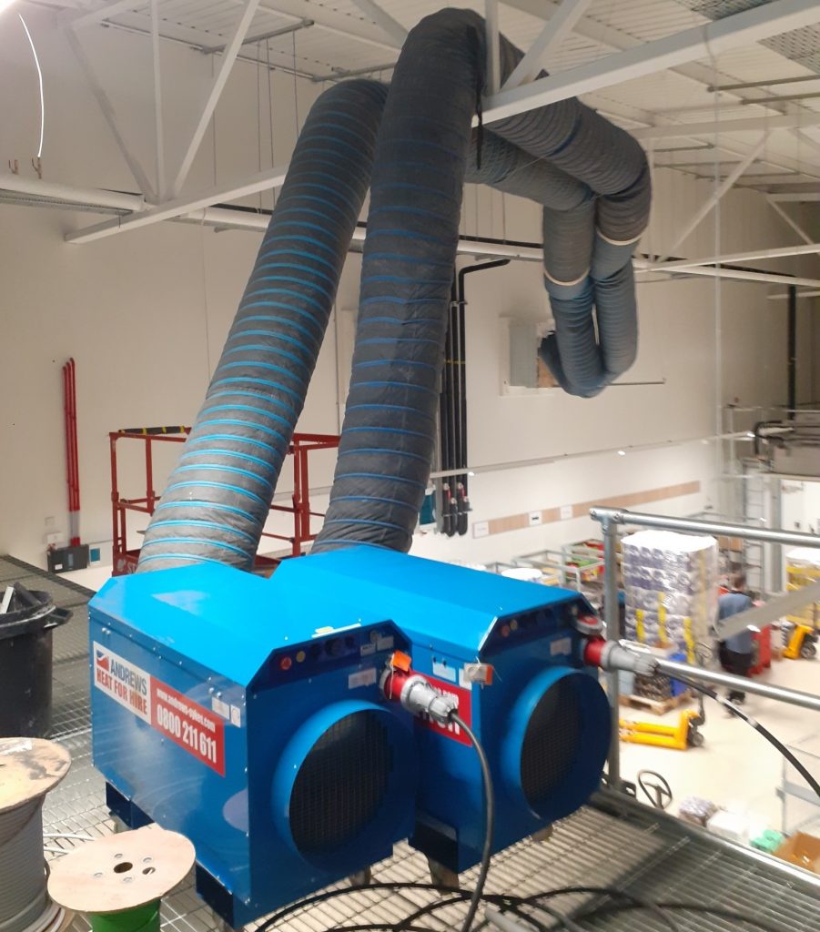 Andrews Heat for Hire keeps shoppers warm at new retail store