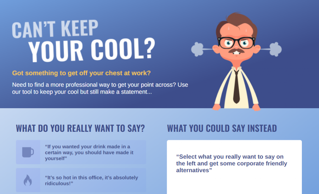Don't lose your cool at work this summer!