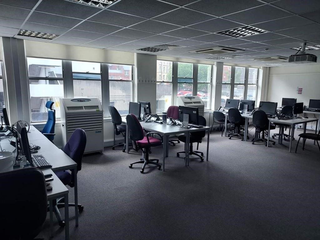 Zephyr ET and Polar Wind air conditioning units installed in university building