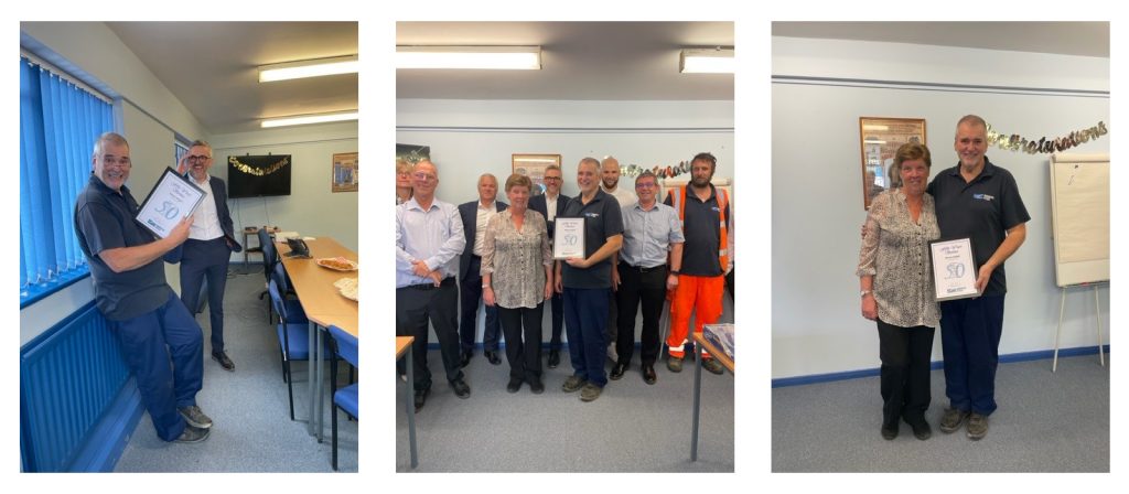 Steven celebrates his golden jubilee at Andrews Sykes!