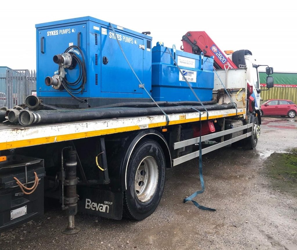 Draining the obstacles: Sykes Pumps clears the way following underpass flood