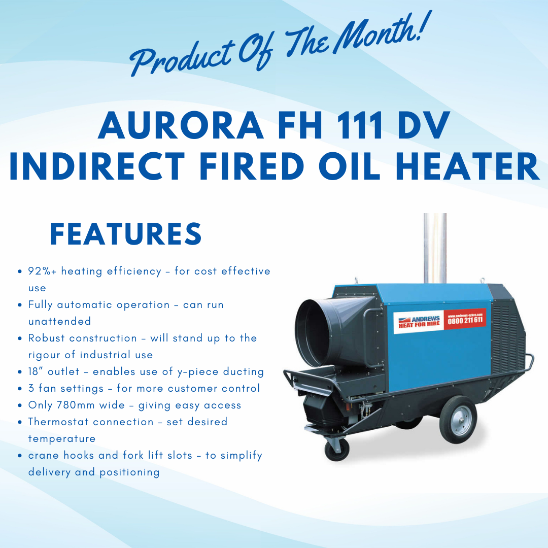September’s Product of the Month: Aurora FH 111 DV heater