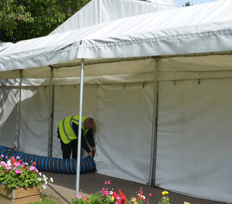 Heater rentals for events