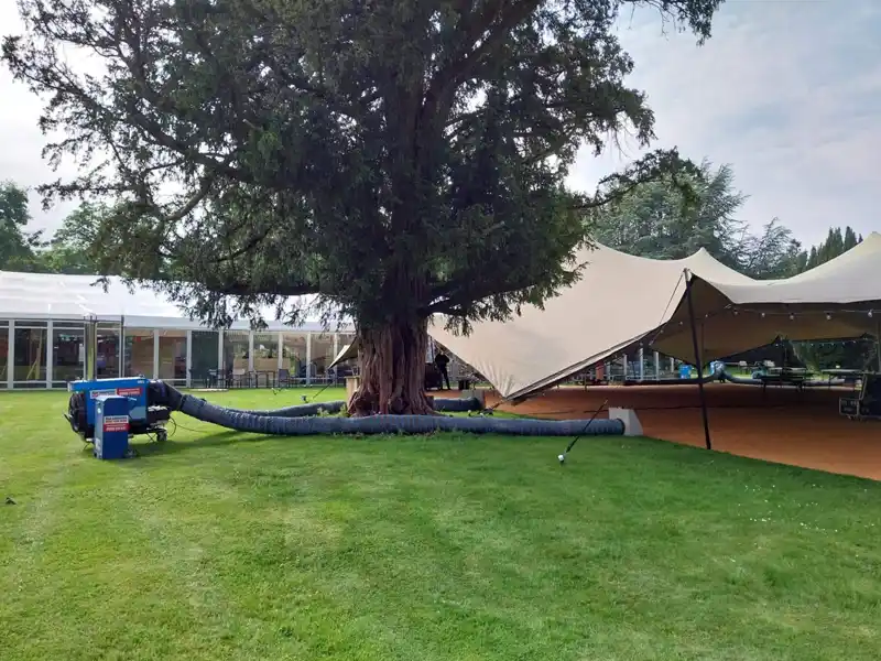 Outdoor event heating