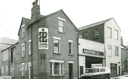 Andrews Heat for Hire,cope street, Wolverhampton depot 1971